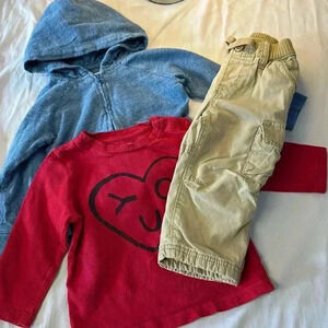 GAP - 3  piece toddler outfit/set. Size 12-18 months